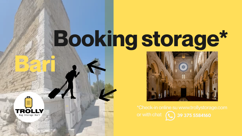 Trolly luggage storage Bari centrale