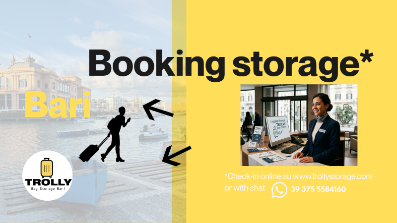 Trolly luggage storage Bari